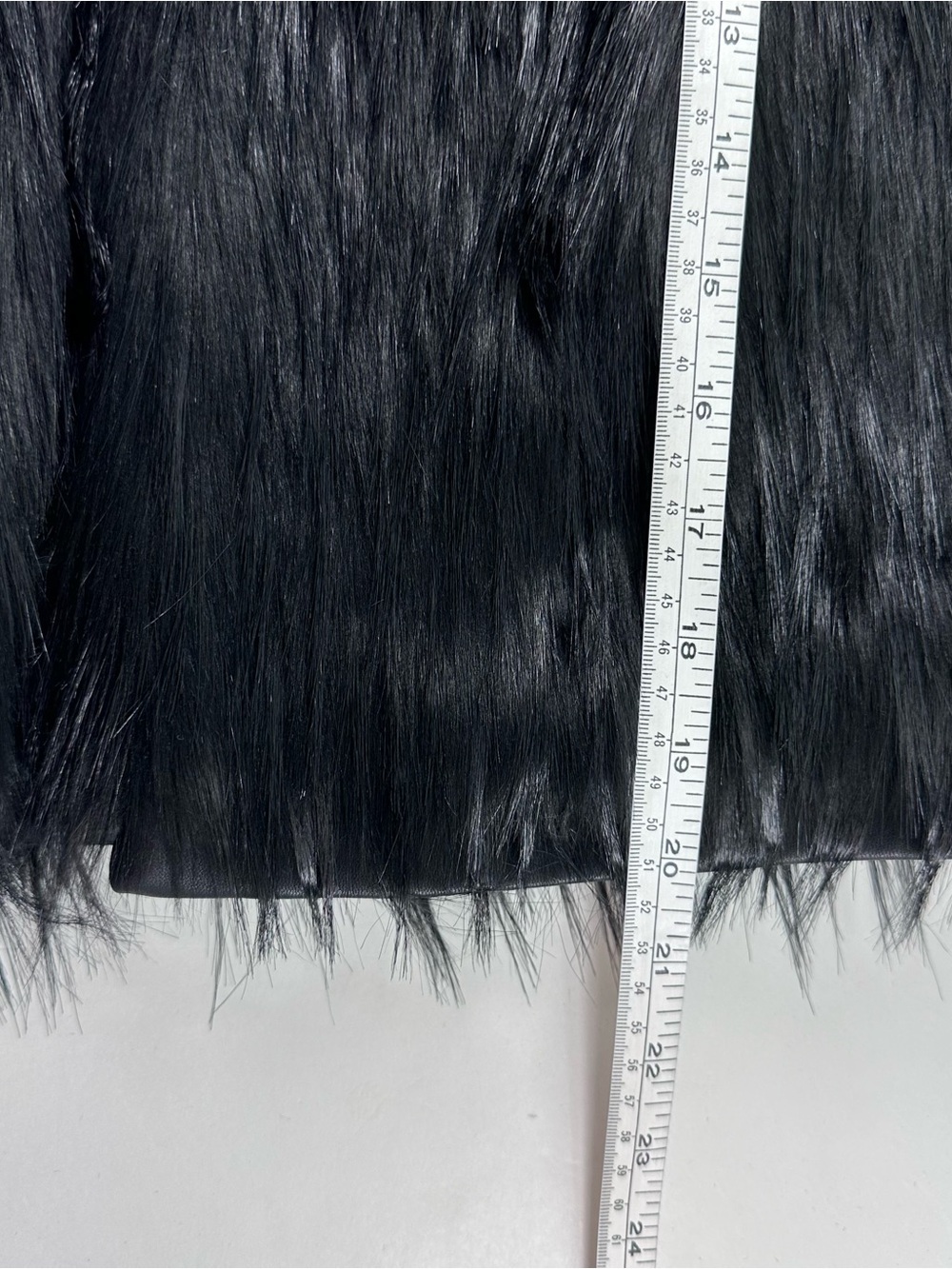 MICHAEL Michael Kors Black Faux Fur Front Leather Jacket - Picture 7 of 8